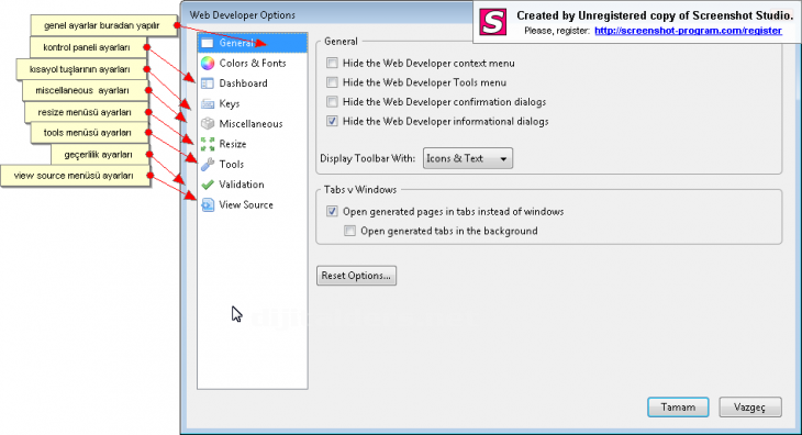 Measureıt, Webdeveloper Anlatım
