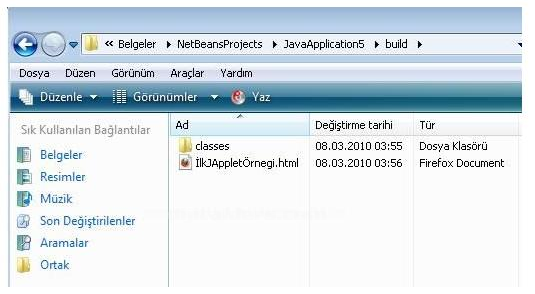 Japplet Projesinin Oluşturulması Japplet Standart Metotları Ve Metotların Görevleri