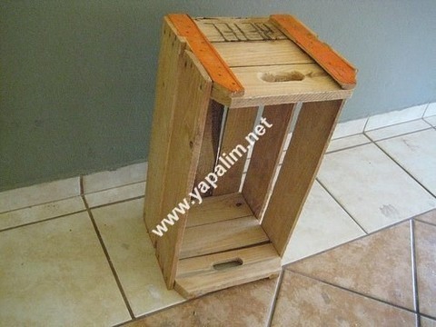 Tahta Kasa Kullanarak Kitaplık Yapımı